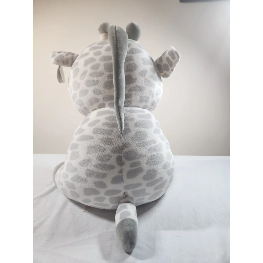 TY 16 INCH 2017 Gracie gray and white giraffe RARE‎ BEANIE PLUSH BABY COLLECTION